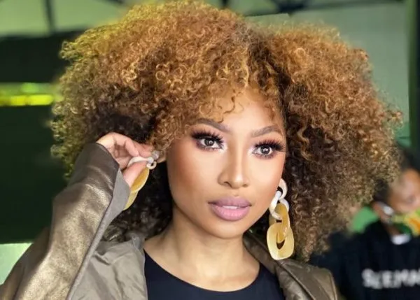 Enhle Mbali allegedly breaks up with boyfriend, Peter after going broke