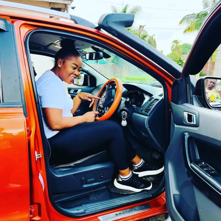 Madam Boss buys herself a new car