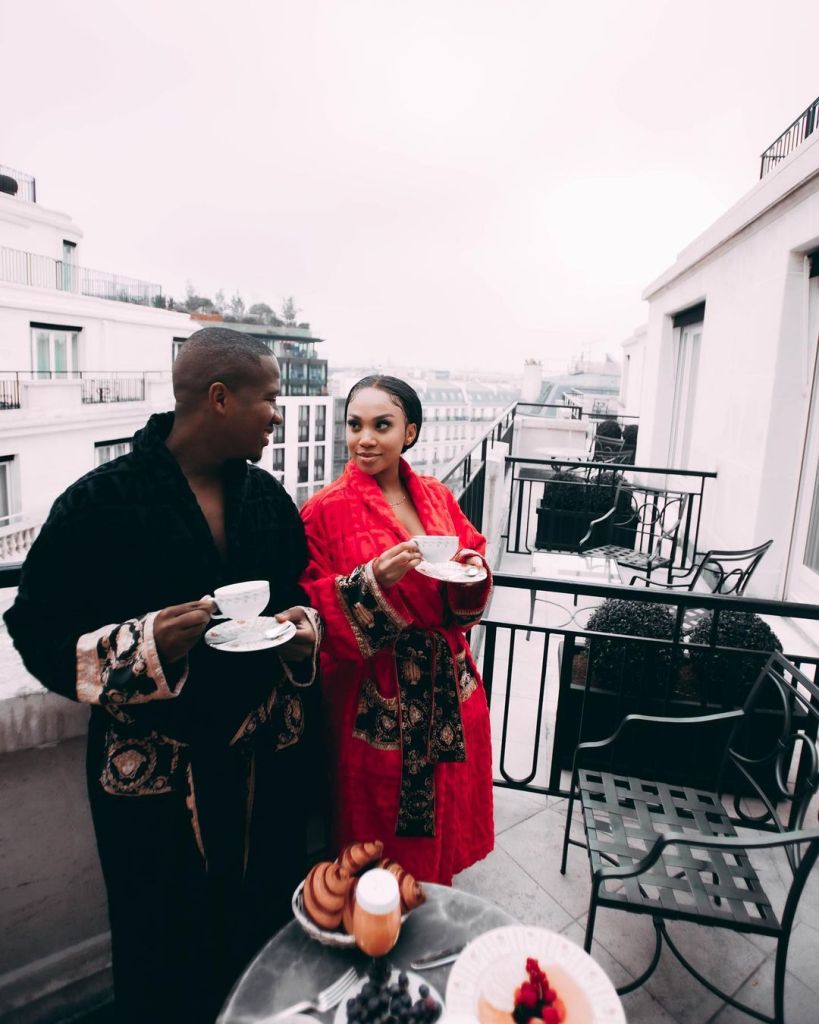 Photos: Inside Andile and Tamia Mpisane’s baecation in Paris