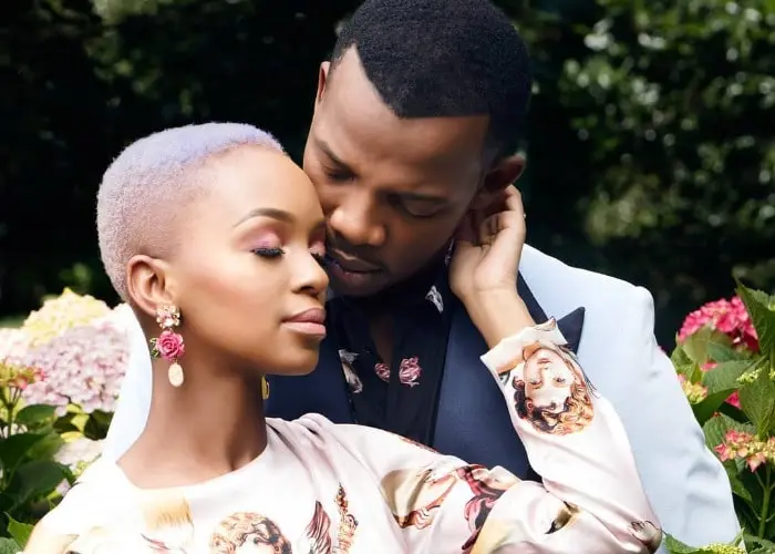 Nandi Madida congratulates Zakes Bantiwni for GQ’s win