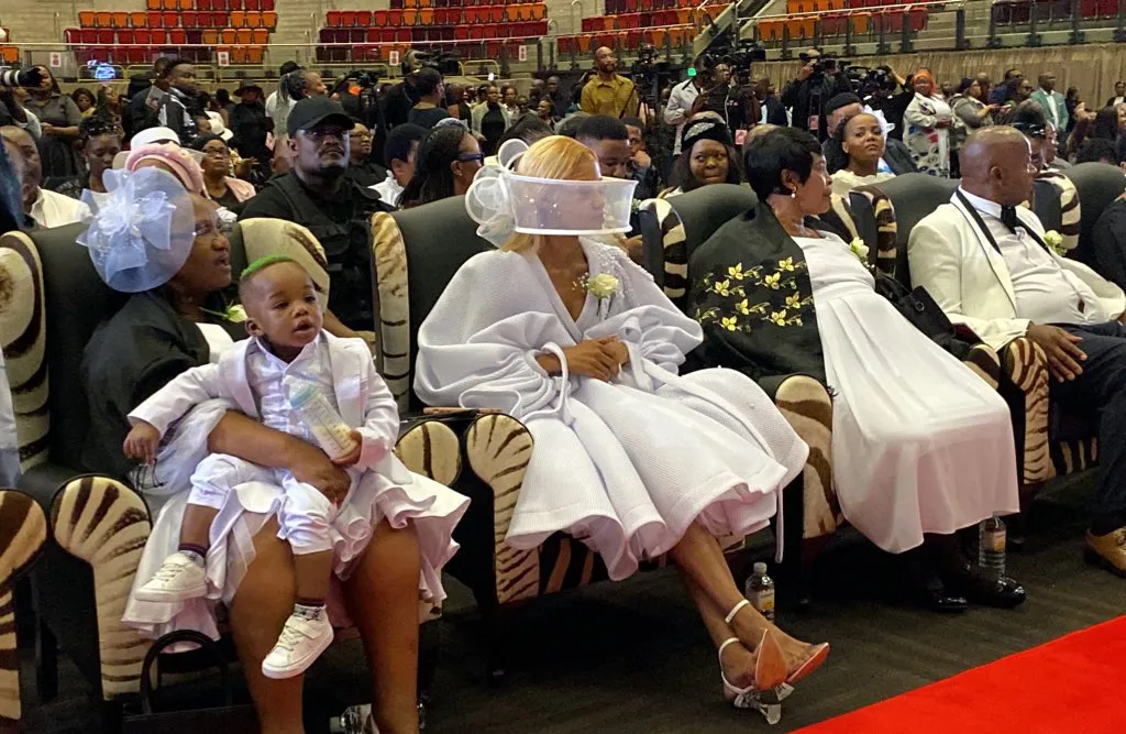 Babes Wodumo at Mampintsha’s final send-off #MampintshaFuneral