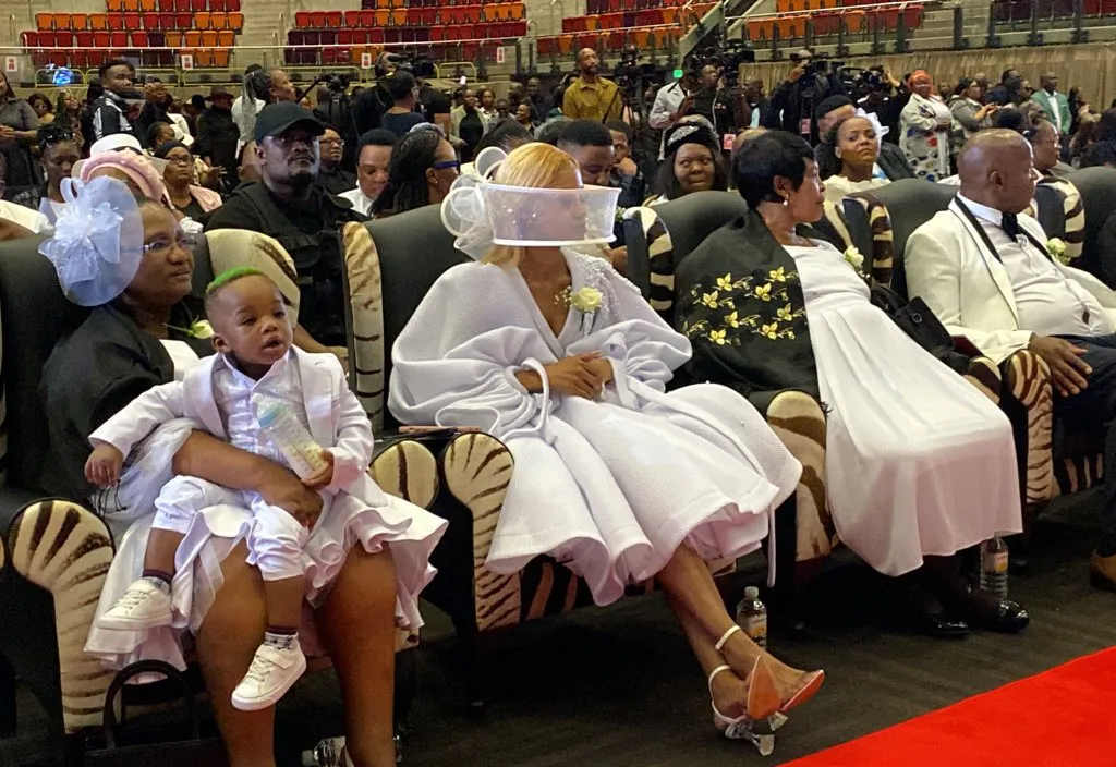 Babes Wodumo at Mampintsha’s final send-off #MampintshaFuneral