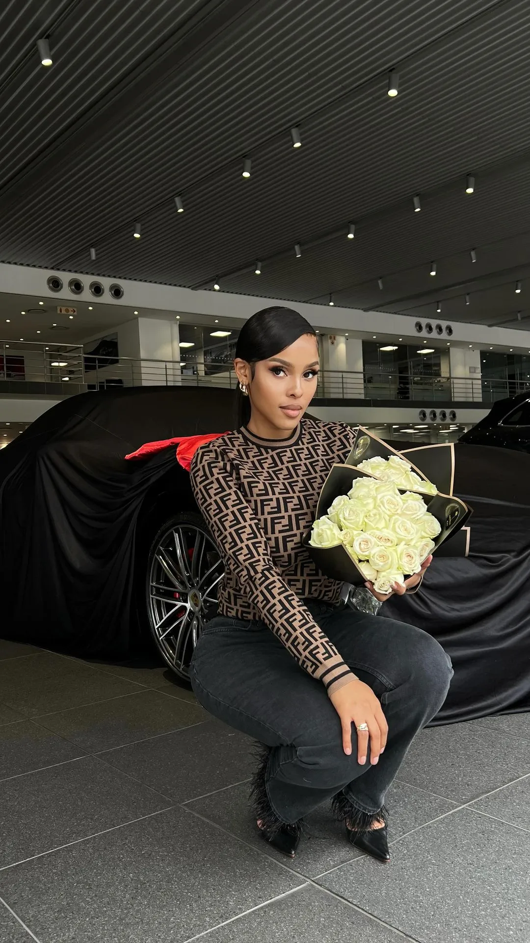 WATCH: Kefilwe Mabote shows off her new multi-million rand car, Porsche