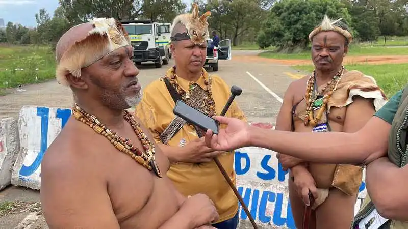 Khoisan activists picketing at ANC conference says they deserve more land