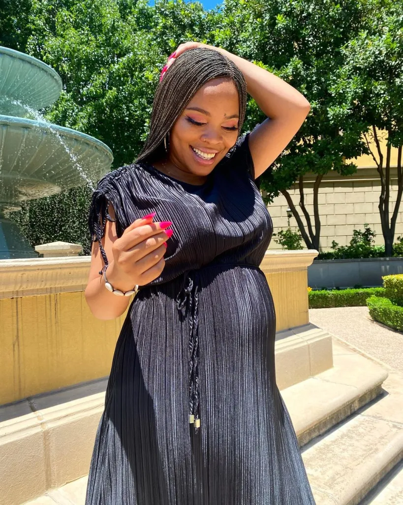 Masechaba Khumalo announces her pregnancy in style