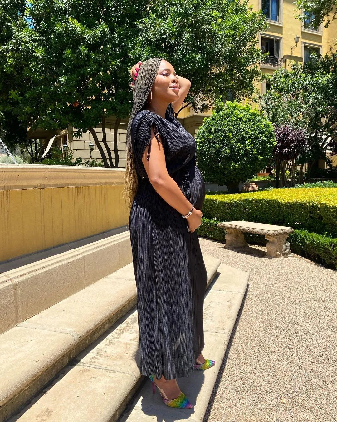 Masechaba Khumalo announces her pregnancy in style