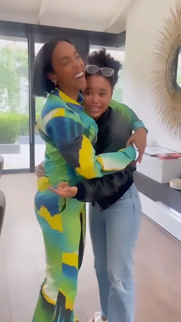 Emotional video of Pearl Thusi’s daughter as she meets Kelly Rowland