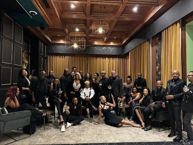 Pictures from Somizi’s Black-themed 50th birthday dinner