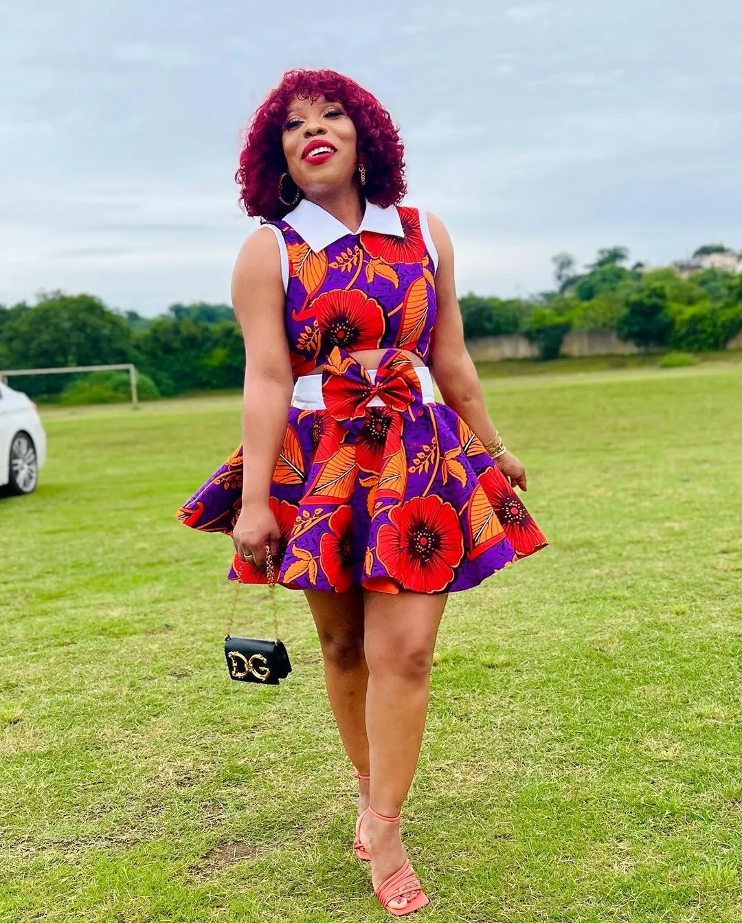 Pictures: Nomzamo Mbatha’s sister, Wendy feels cute in a cute traditional outfit