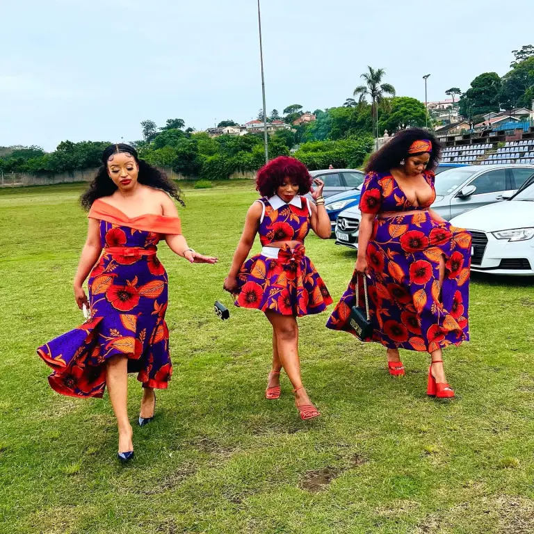 Pictures: Nomzamo Mbatha’s sister, Wendy feels cute in a cute traditional outfit