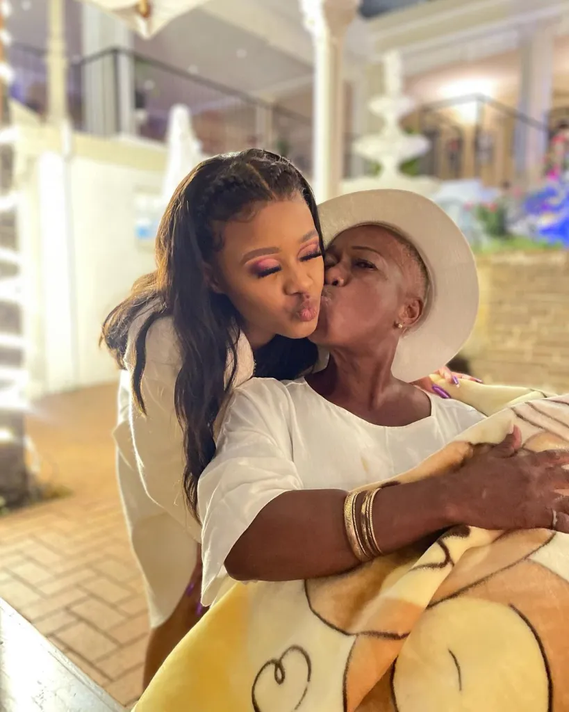 ‘Greet Mampintsha for me’: Babes Wodumo kisses goodbye to her mother-in-law