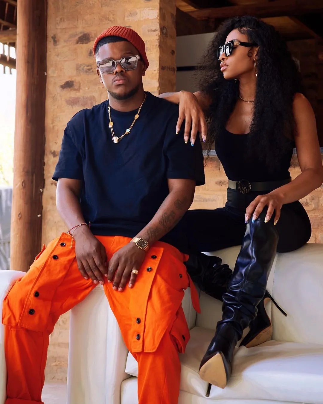 Video: Murdah Bongz gifts DJ Zinhle an engagement ring on her 40th birthday