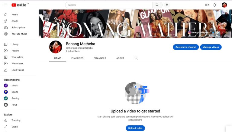 Bonang Matheba announces new YouTube channel