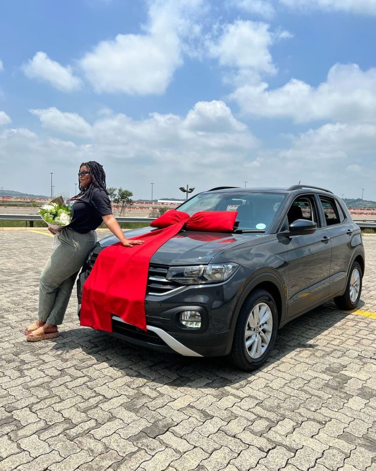 Nkosazana Daughter shows off her new expensive car