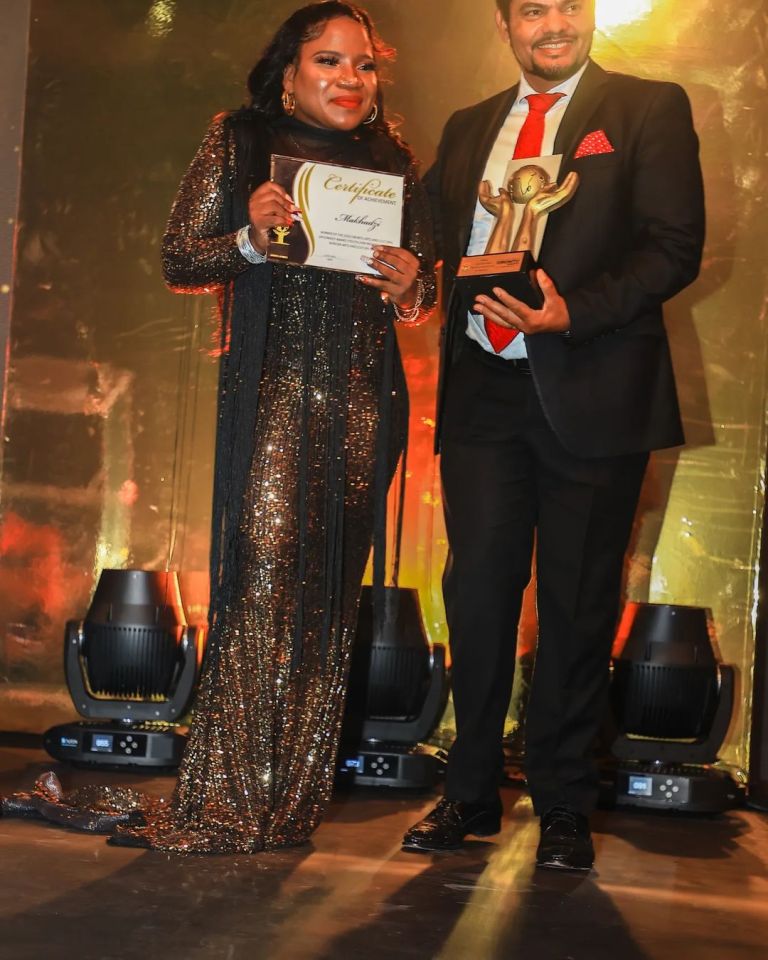 Makhadzi appreciates fans after securing an award