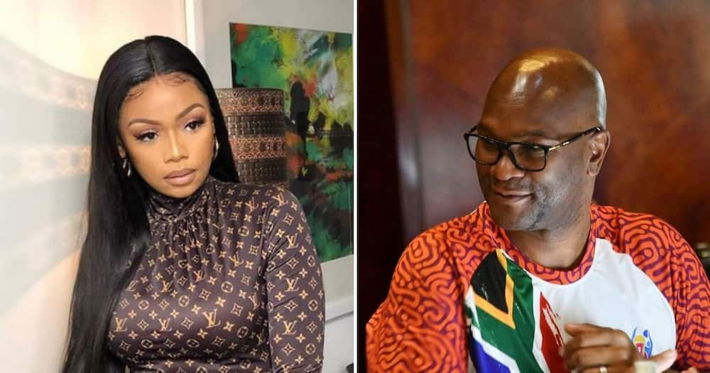 Bonang Matheba celebrates after Nathi Mthethwa chopped as Minister