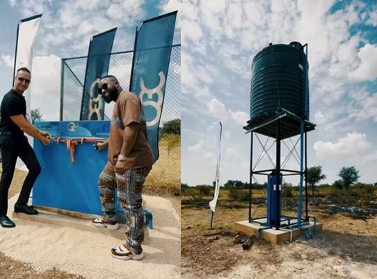 Cassper Nyovest builds water well at his old primary school (Video)