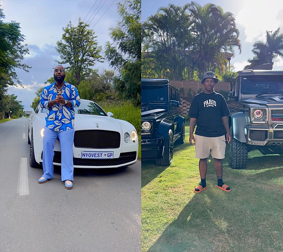 PICS: Who has the best cars Cassper Nyovest VS Andile Mpisane