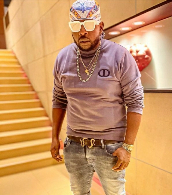 DJ Maphorisa shows off his Gucci Adidas sweater