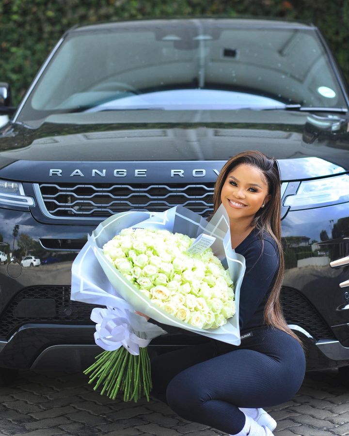 Khanya Mkangisa shows off new car on her 35th birthday (Video)