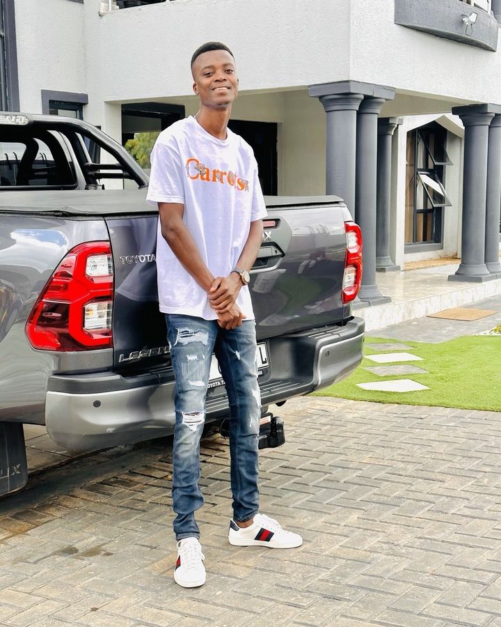Photos: King Monada spoils himself with a new ride