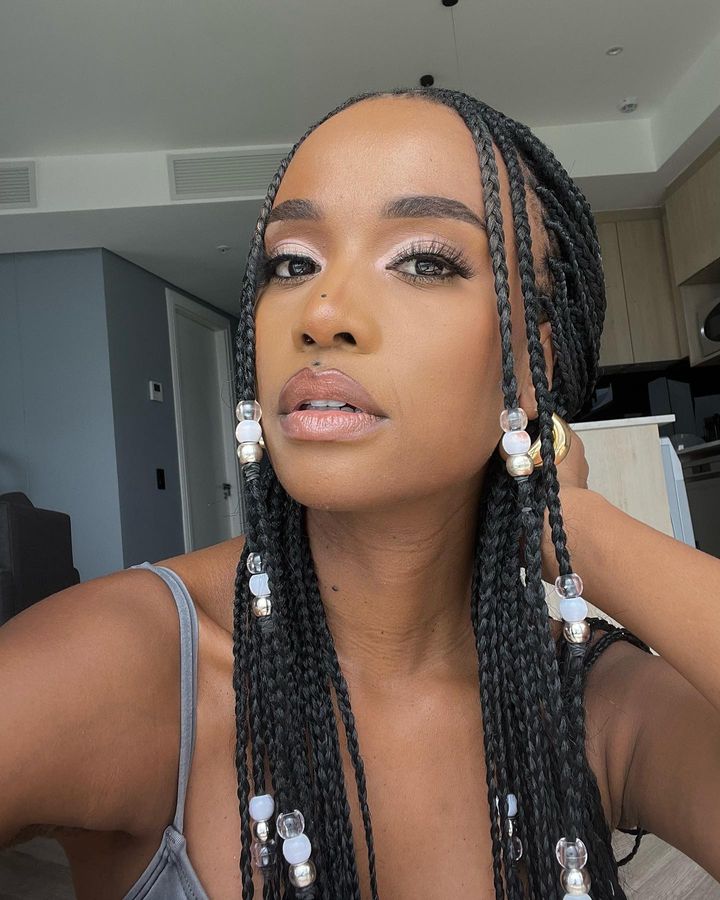 PICS: Zozibini Tunzi shows off new braided hairstyle