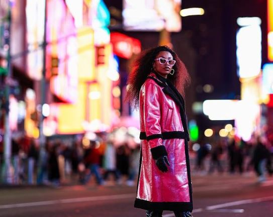 DJ Zinhle serves fashion statements in NYC (Photos)