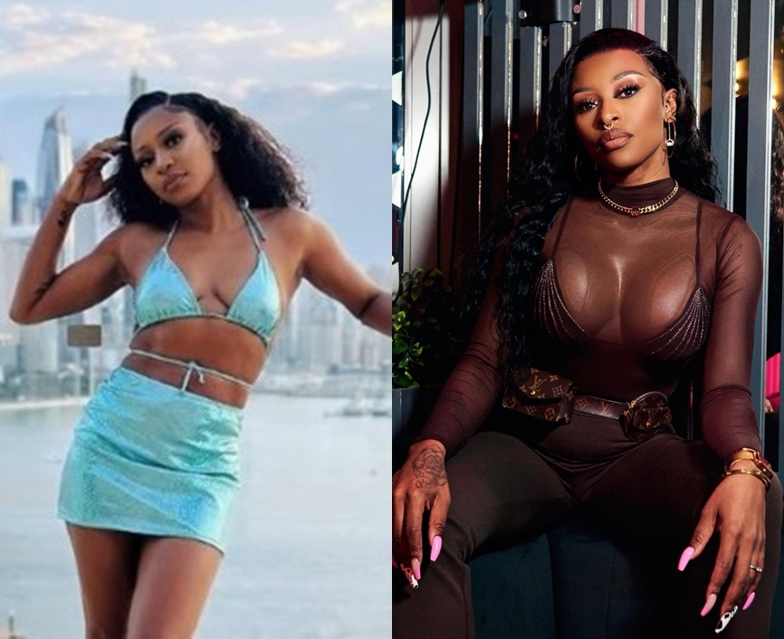 Photos: DJ Zinhle shows off her new ‘twins’ again