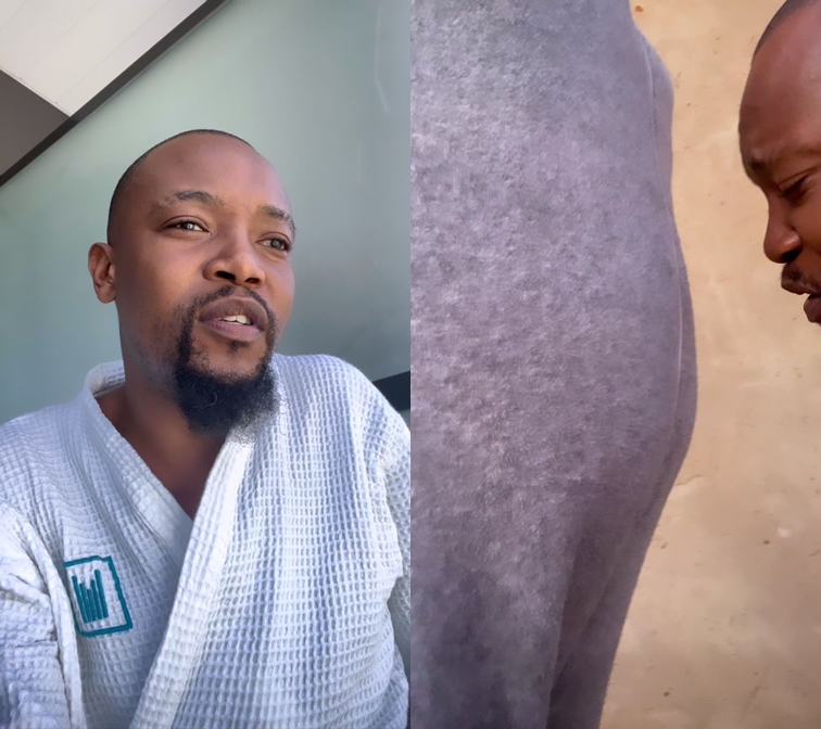 VIDEO: Moshe Ndiki spends quality time with his unborn twins