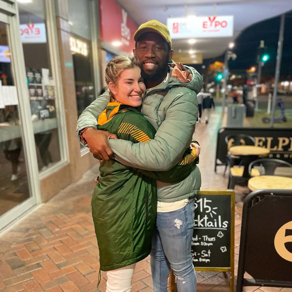 Rachel Kolisi asked the public to pray for her Husband