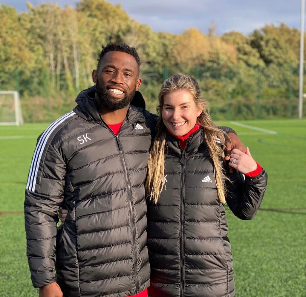 Rachel Kolisi asked the public to pray for her Husband