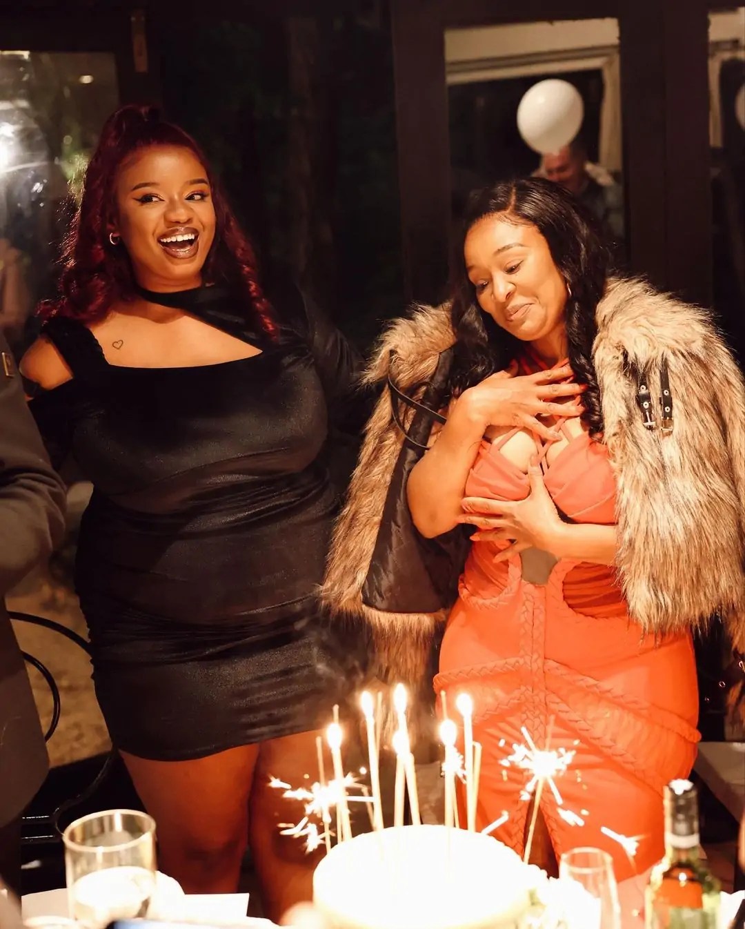 Thickleeyonce celebrates her mothers 50th birthday – Photos