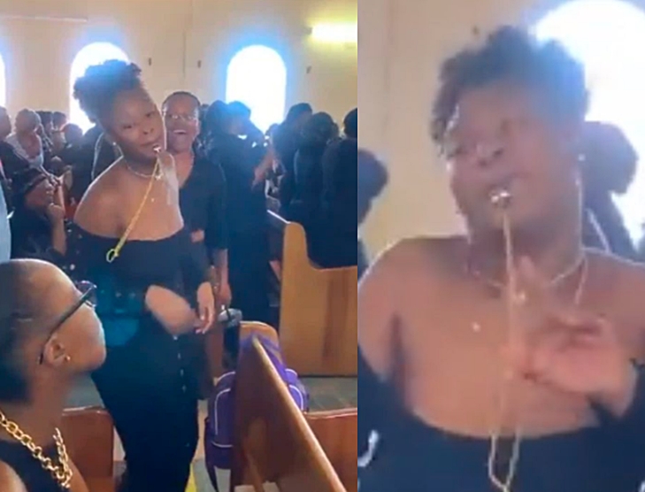 VIDEO: Whistle girl brings groove to church