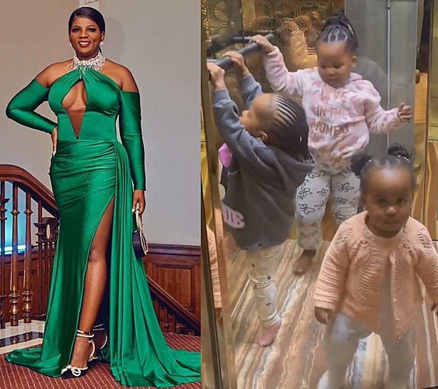 Watch: Shauwn Mkhize (MaMkhize) shows off her 3 beautiful granddaughters, Flo, Coco & Miaandy Mpisane