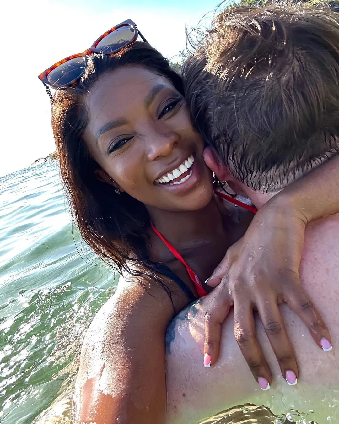 Pearl Modiadie shows off her new Man