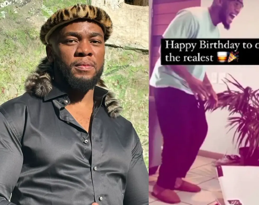 WATCH: Actor Thembinkosi Mthembu’s impressive dance moves in celebration of his birthday