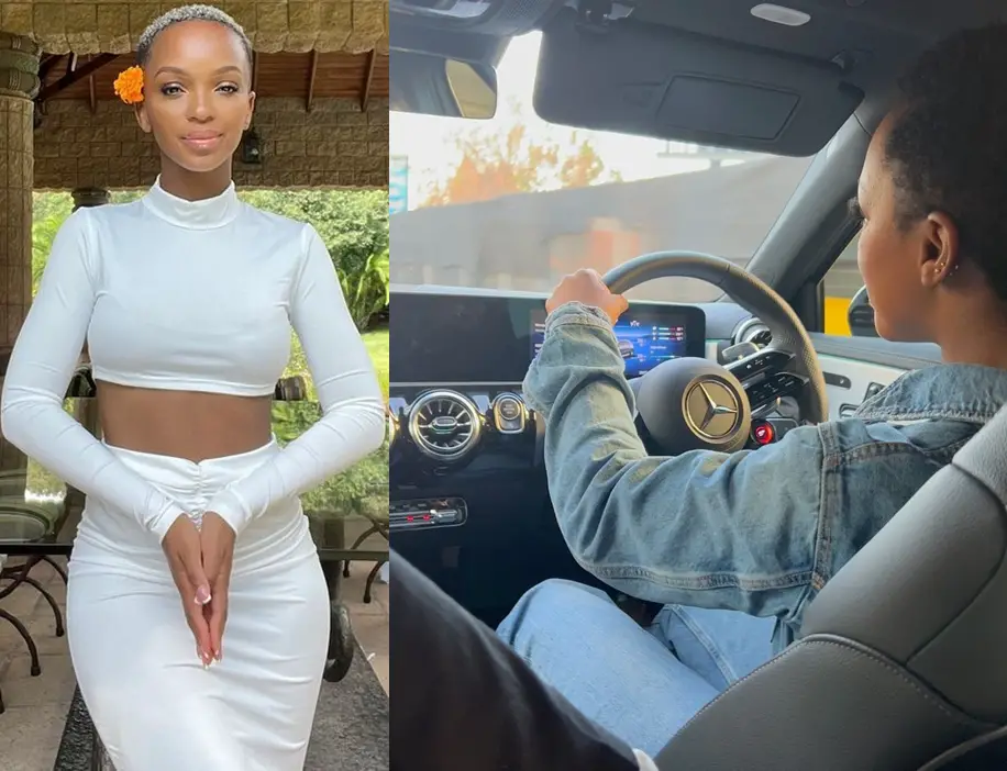 WATCH: Nandi Madida shows off incredible driving skills