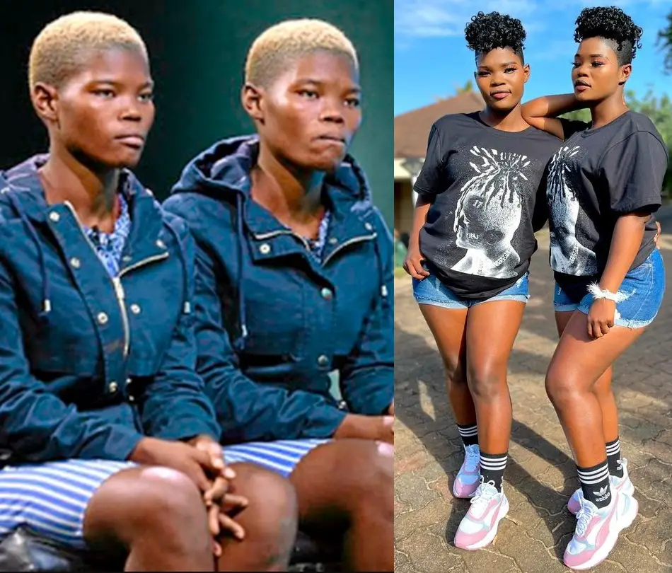 Photos: The Qwabe Twins, Viggy and Virginia’s beautiful looks impress Mzansi
