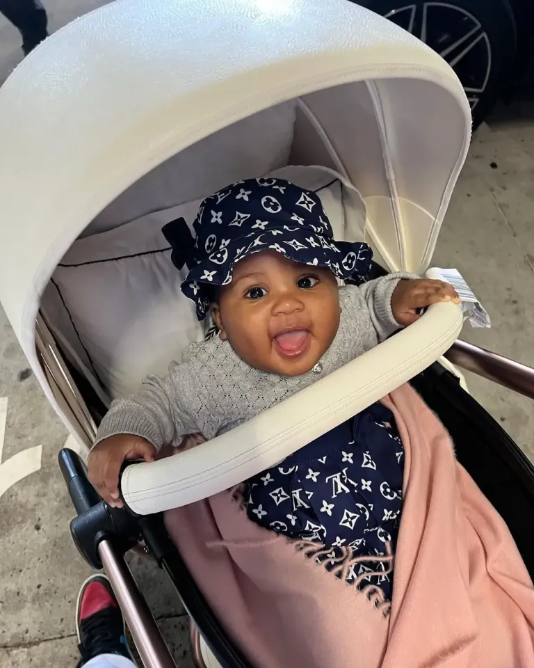 Sweet video of Tamia and Andile Mpisane’s baby, Miaandy steals hearts of many