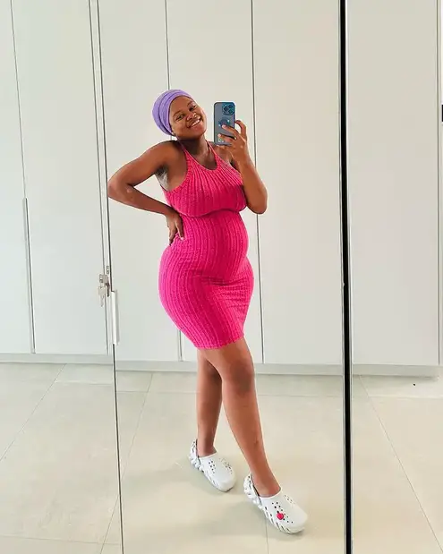 Asavela Mqokiyana welcomes her first baby