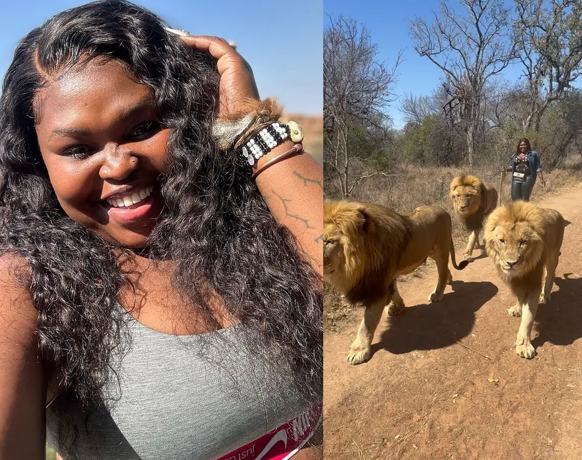 Watch: Gogo Maweni takes it to the next level with lions