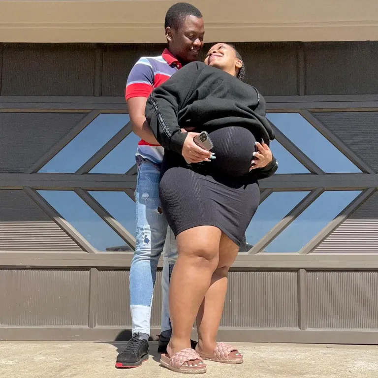 Mpumelelo Mseleku and Tirelo introduce their bundle of joy