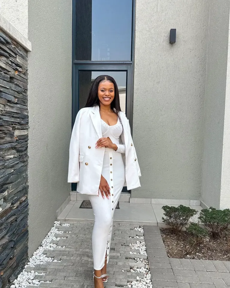 Natasha Thahane impressed fans with her Church outfit