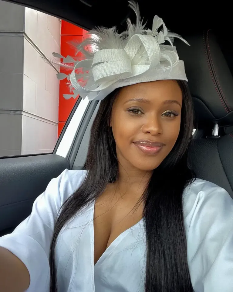 Natasha Thahane impressed fans with her Church outfit