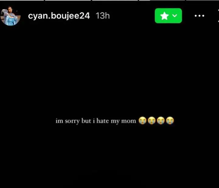 Cyan Boujee under fire for saying she hates her mother
