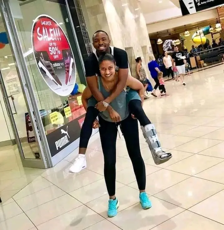 Wife cries for injured ex-Kaizer Chiefs star Bernard Parker after his leg broken