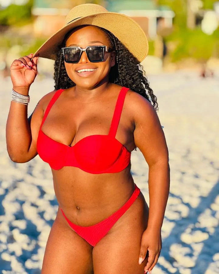 Photos: Makhadzi dishes out hot bikini looks in Camps Bay after dropping ‘Mbofholowo’ album