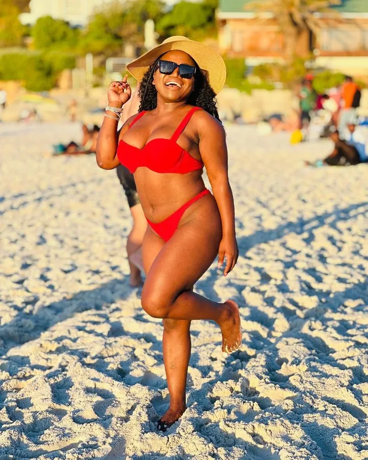 Photos: Makhadzi dishes out hot bikini looks in Camps Bay after dropping ‘Mbofholowo’ album