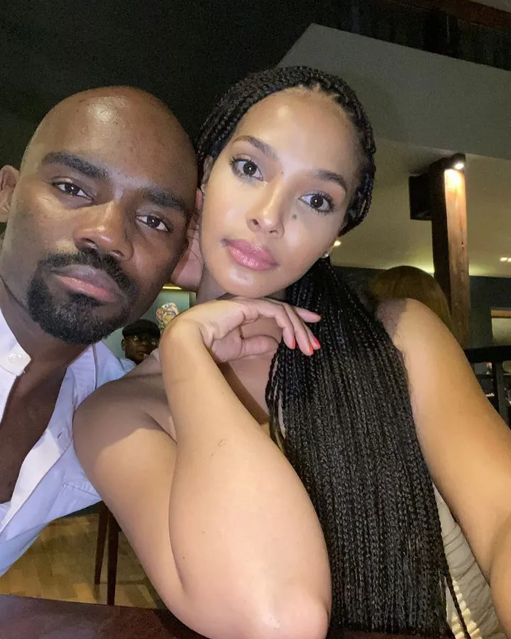 Dr Musa Mthombeni begs his wife Liesl Laurie for a baby in public