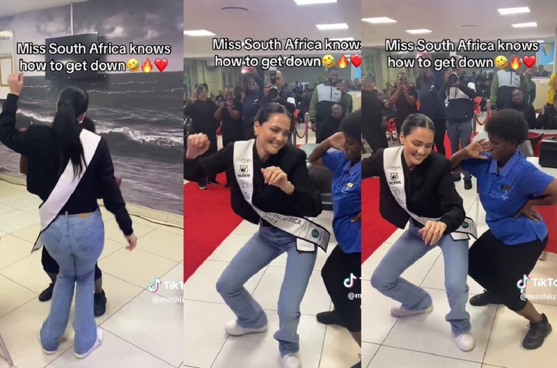 Watch: Miss SA Natasha Joubert’s get-down dance breaks TikTok